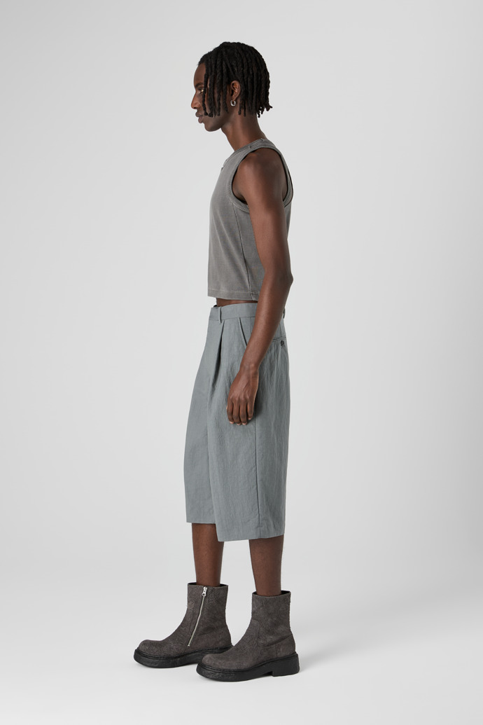 Tailored Shorts Gray Technical Suit Shorts