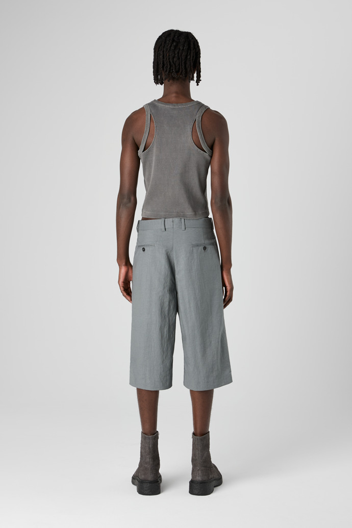 Tailored Shorts Gray Technical Suit Shorts
