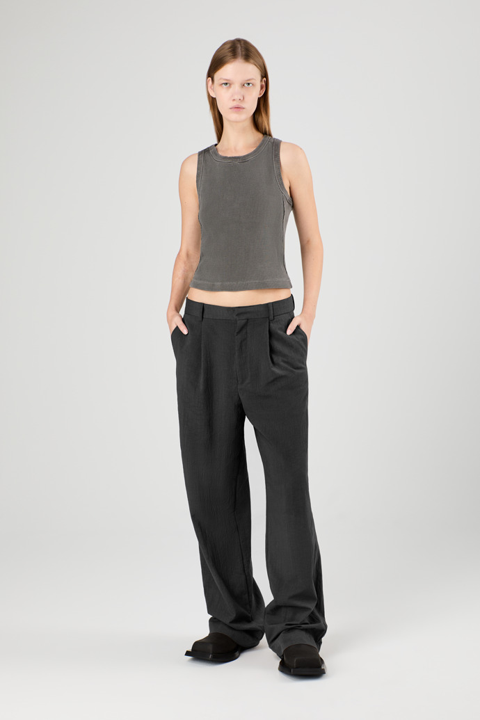 Tailored Trousers Black Technical Suit Trousers