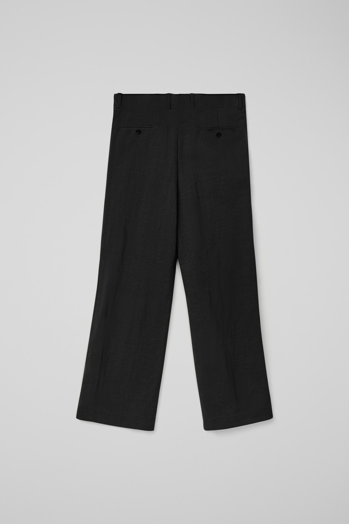 Back view of Tailored Trousers Black Technical Suit Trousers