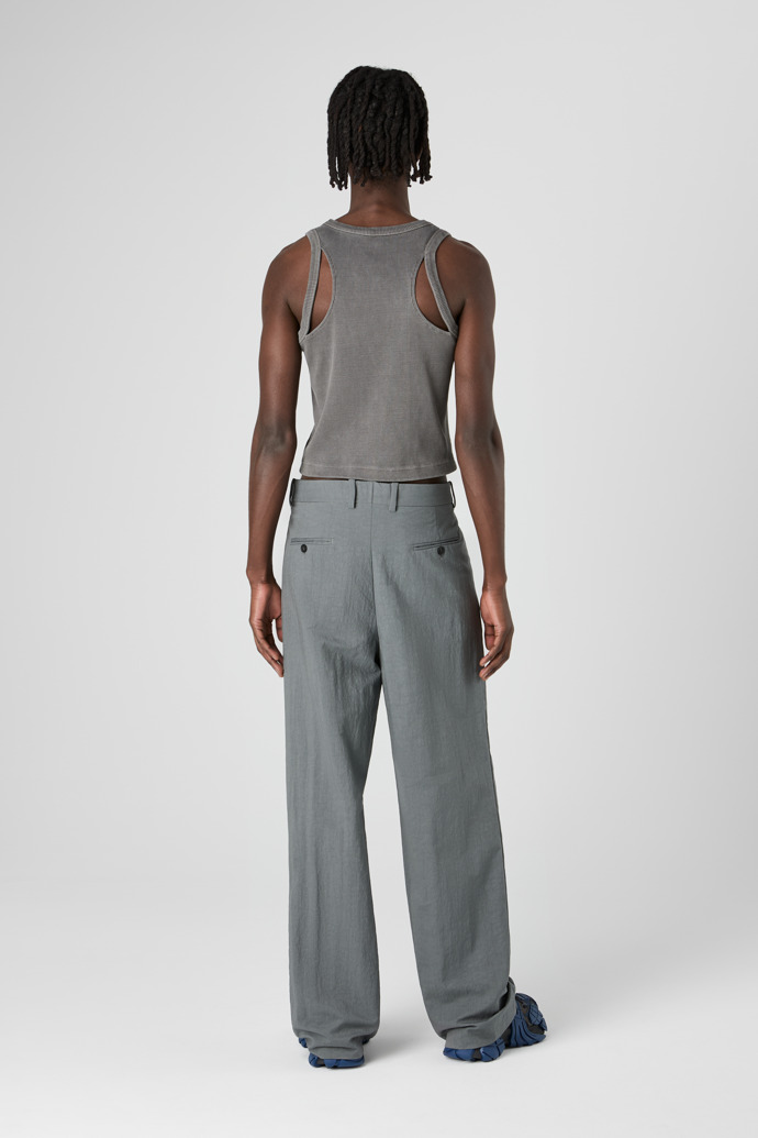 Tailored Trousers Gray Technical Suit Trousers
