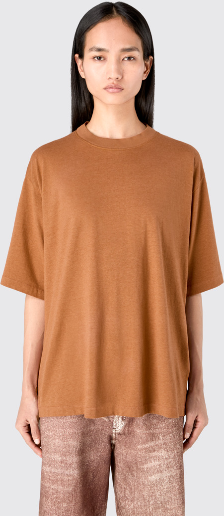 CAMPERLAB JERSEY Terracotta Boxy T-shirt