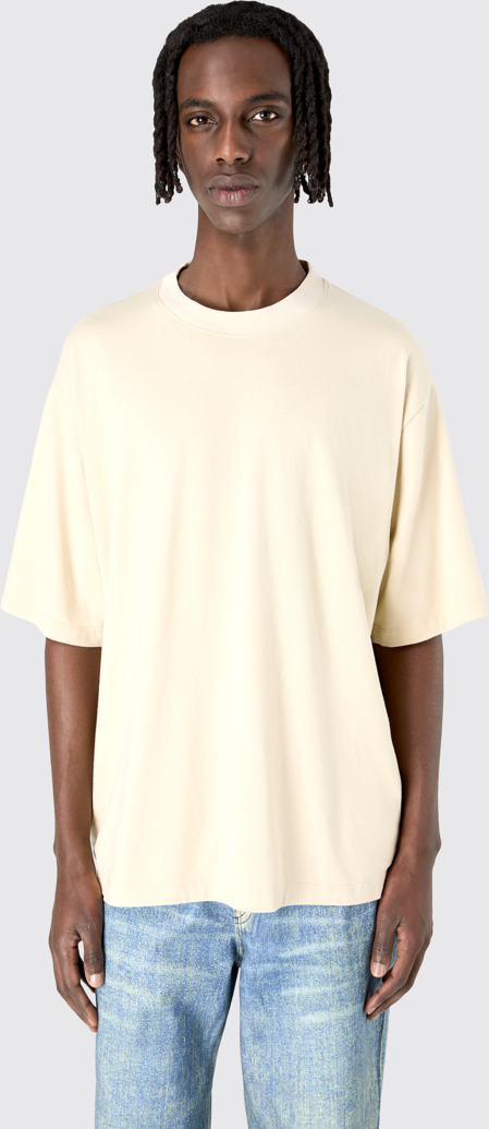 CAMPERLAB JERSEY Camiseta color arena desteñida de ajuste cuadrado