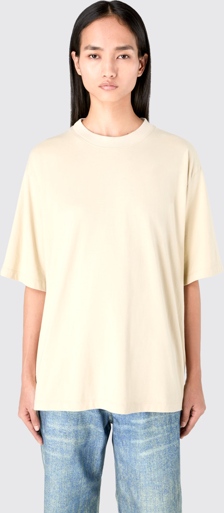 CAMPERLAB JERSEY T-shirt bege com efeito degradado, com corte quadrado
