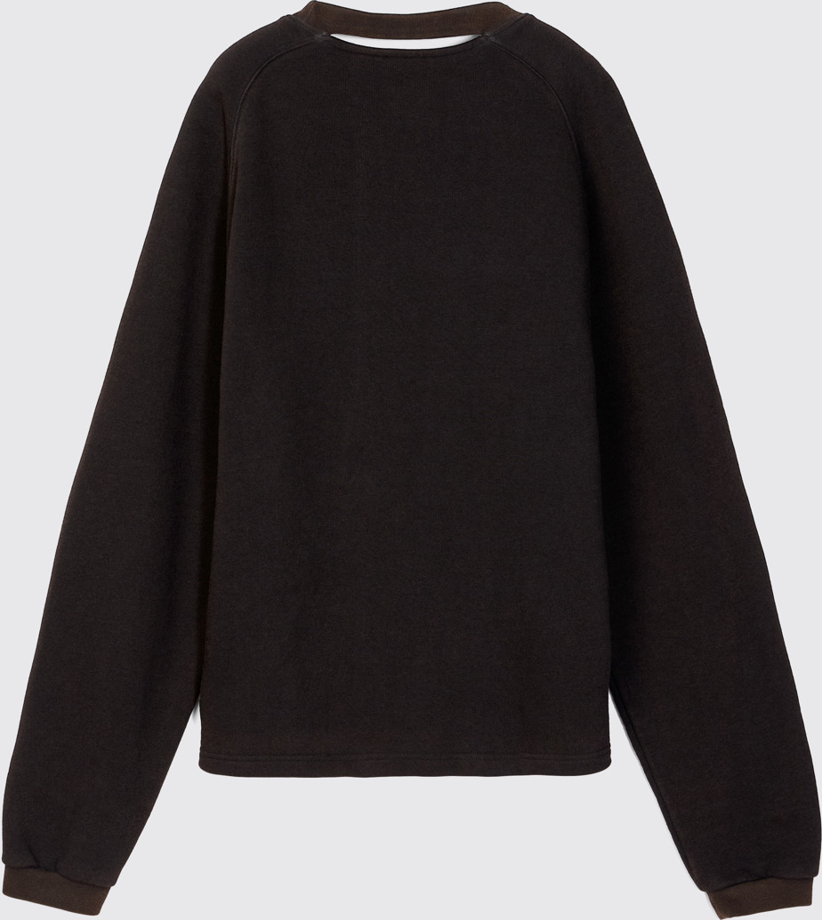 Back view of CAMPERLAB JERSEY Faded Black PYRATEX® Sweater
