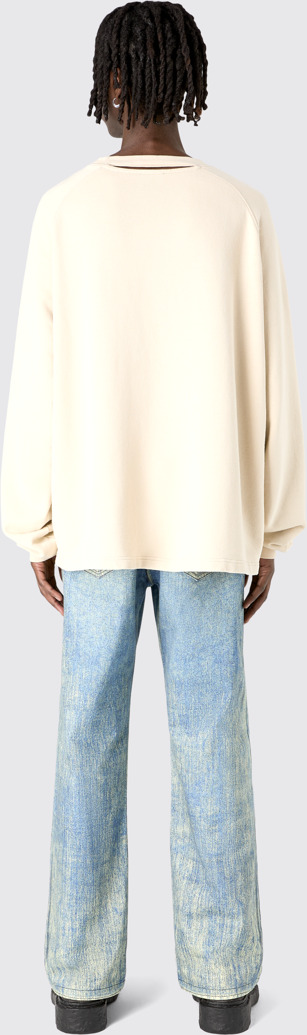 CAMPERLAB JERSEY Verwaschener PYRATEX®-Pullover in Sandfarbe