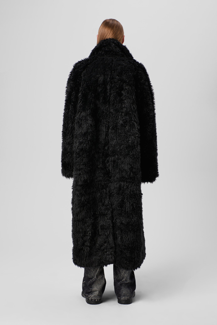 CAMPERLAB COATS & JACKETS Black textured coat