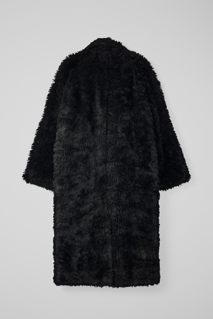 Back view of CAMPERLAB COATS & JACKETS Black textured coat