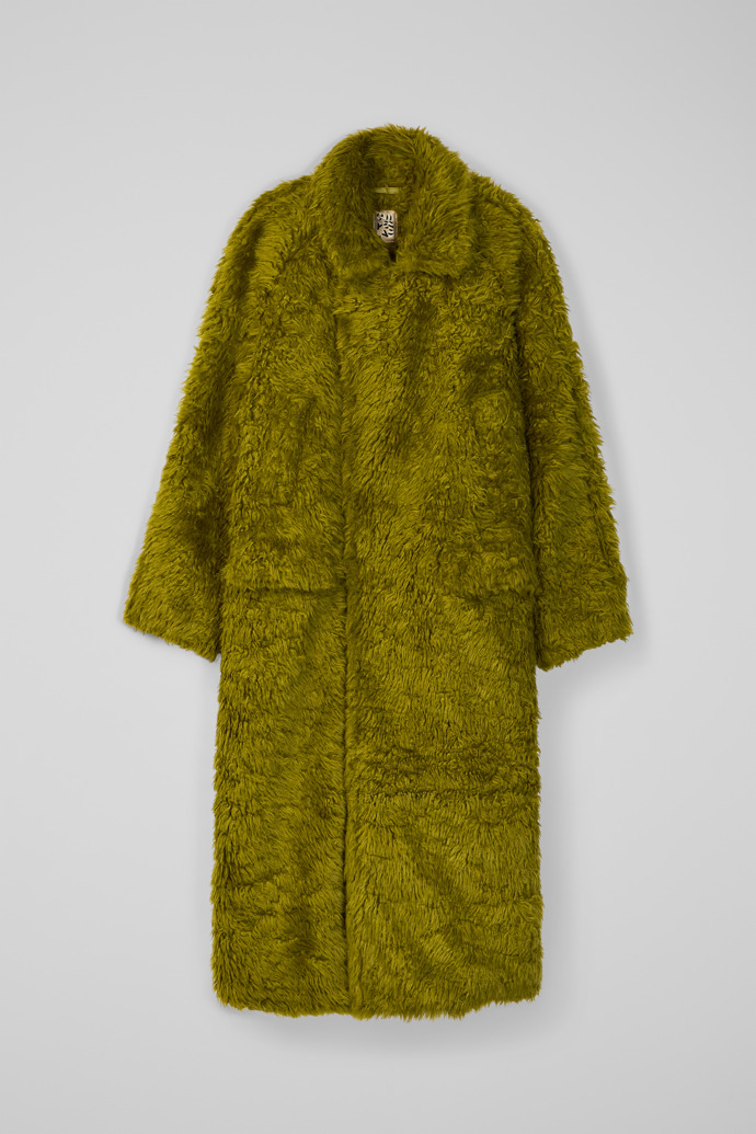 CAMPERLAB COATS & JACKETS Abrigo verde con textura