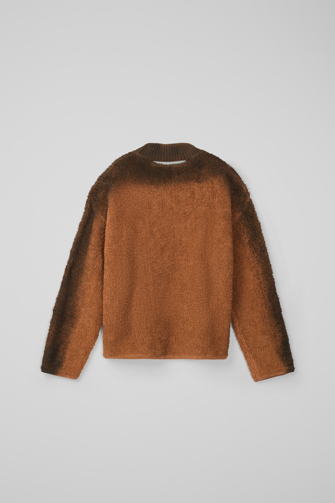 CAMPERLAB KNIT Pull bouclé en laine mélangée couleur terracotta