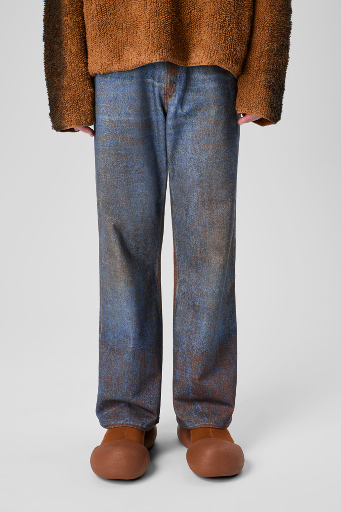 CAMPERLAB DENIM Terracotta-blue Denim Jeans