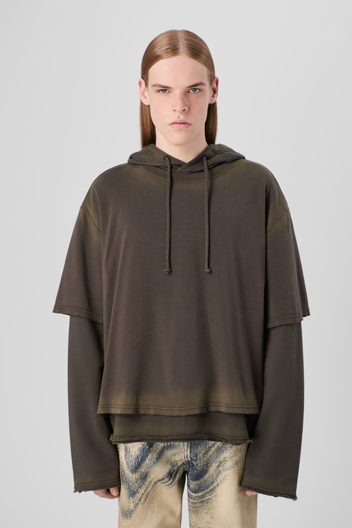 CAMPERLAB JERSEY Faded black Organic Cotton Hoodie