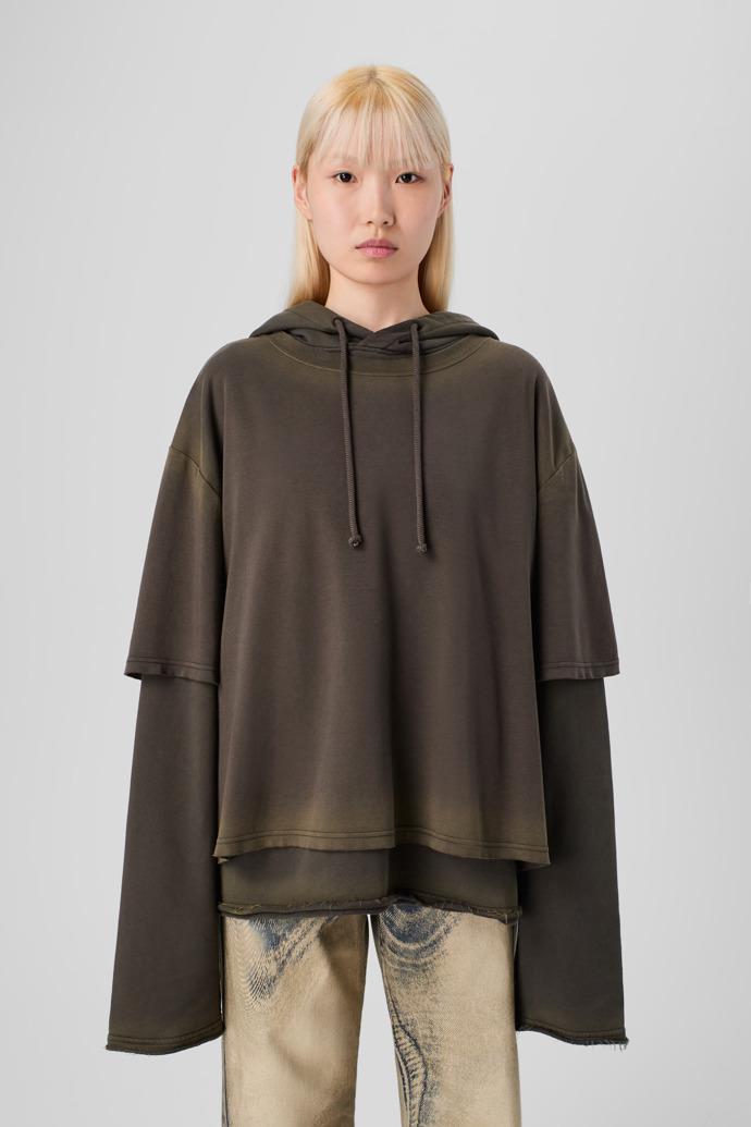 CAMPERLAB JERSEY Faded black Organic Cotton Hoodie
