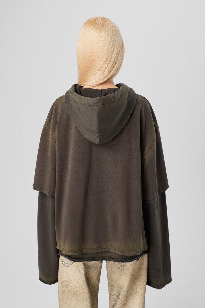 CAMPERLAB JERSEY Faded black Organic Cotton Hoodie