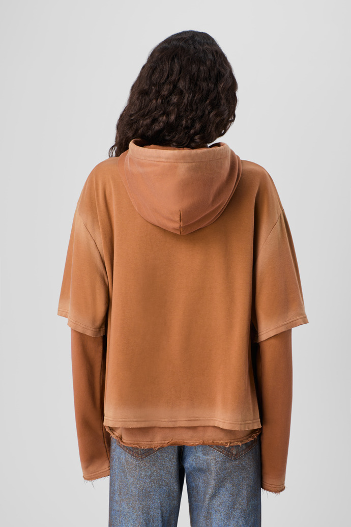 CAMPERLAB JERSEY Faded terracotta Organic Cotton hoodie