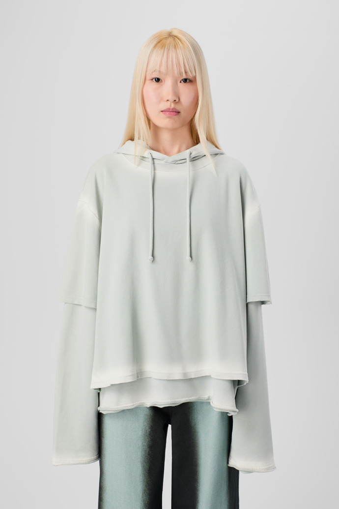 CAMPERLAB JERSEY Faded gray Organic Cotton Hoodie