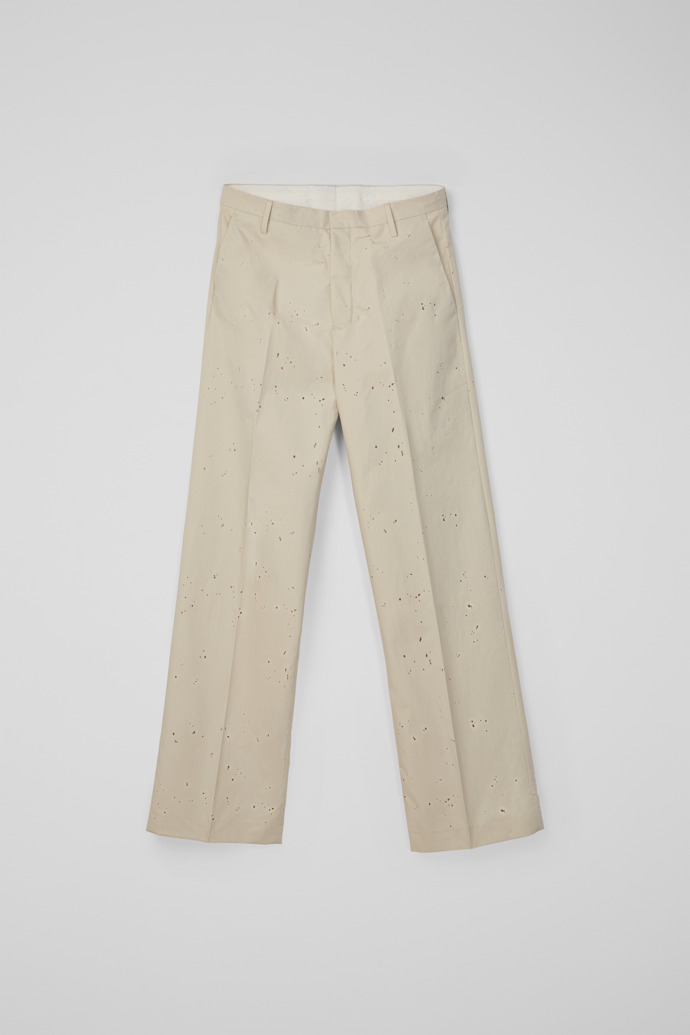 RELAXED TAILORED TROUSERS HELLBEIGE