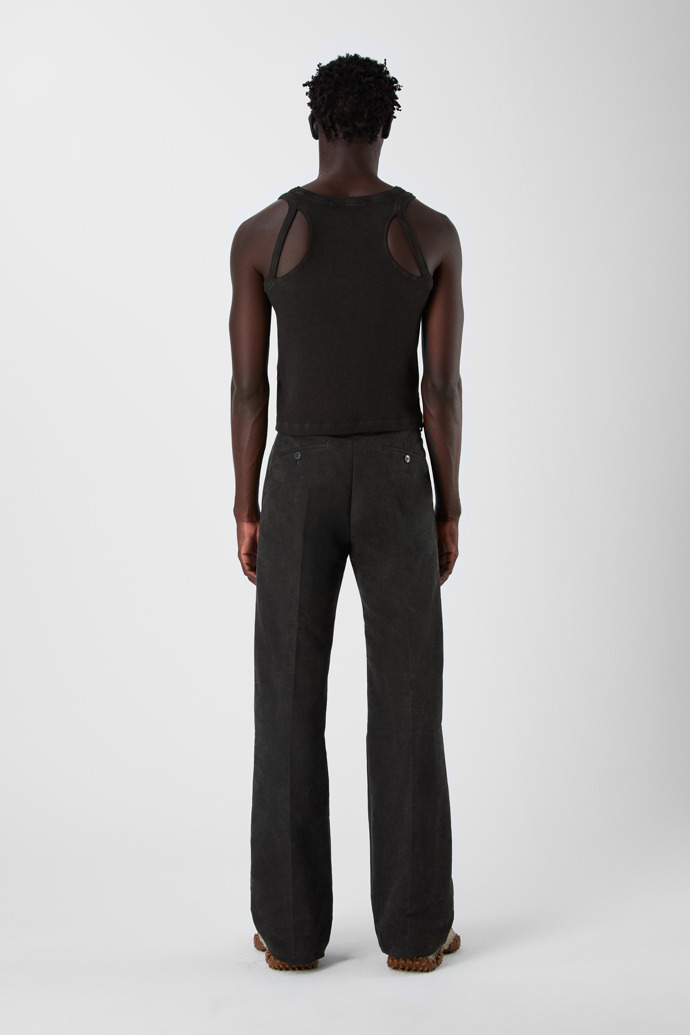 RELAXED TAILORED TROUSERS Grau