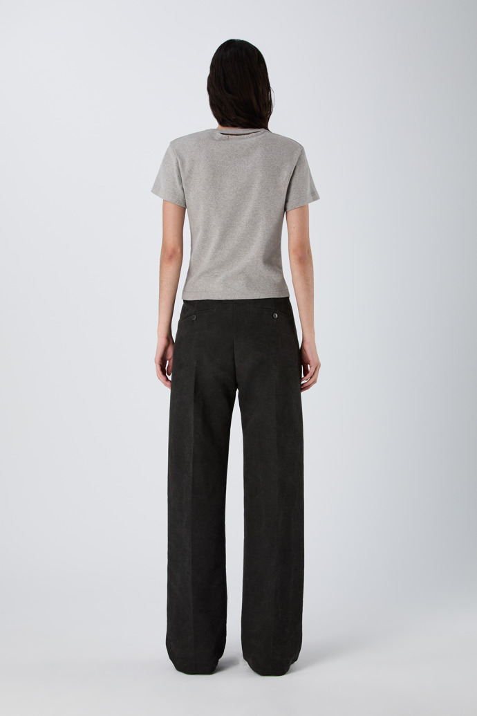 RELAXED TAILORED TROUSERS Gray