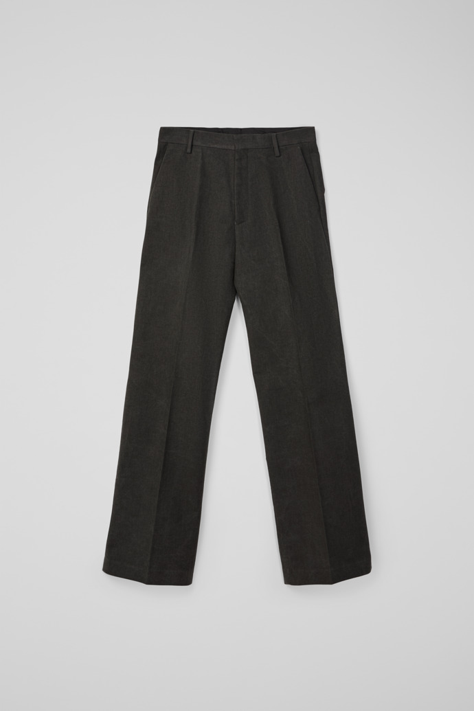 RELAXED TAILORED TROUSERS Grau