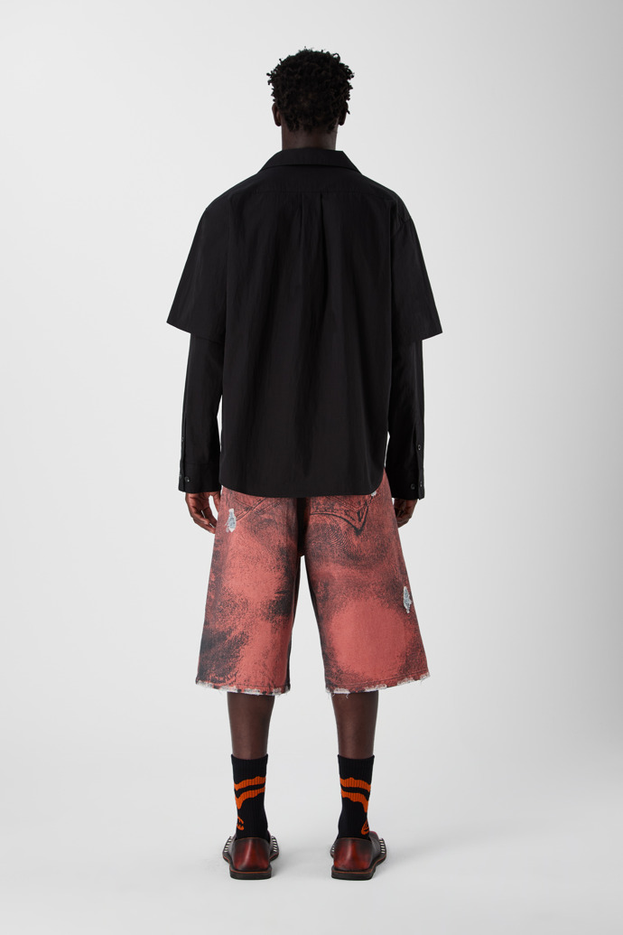 LAYERED HYBRID SHIRT NEGRE