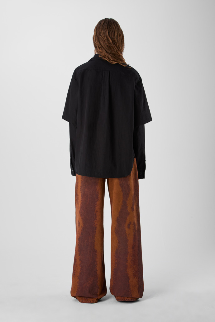 LAYERED HYBRID SHIRT NEGRE