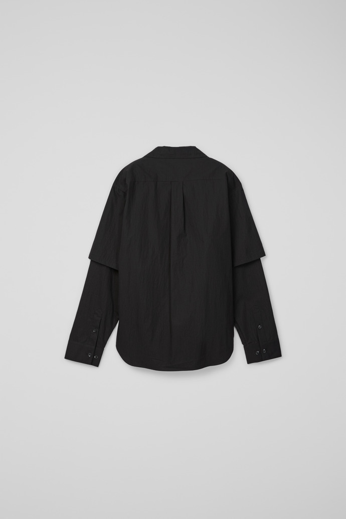 LAYERED HYBRID SHIRT NEGRE
