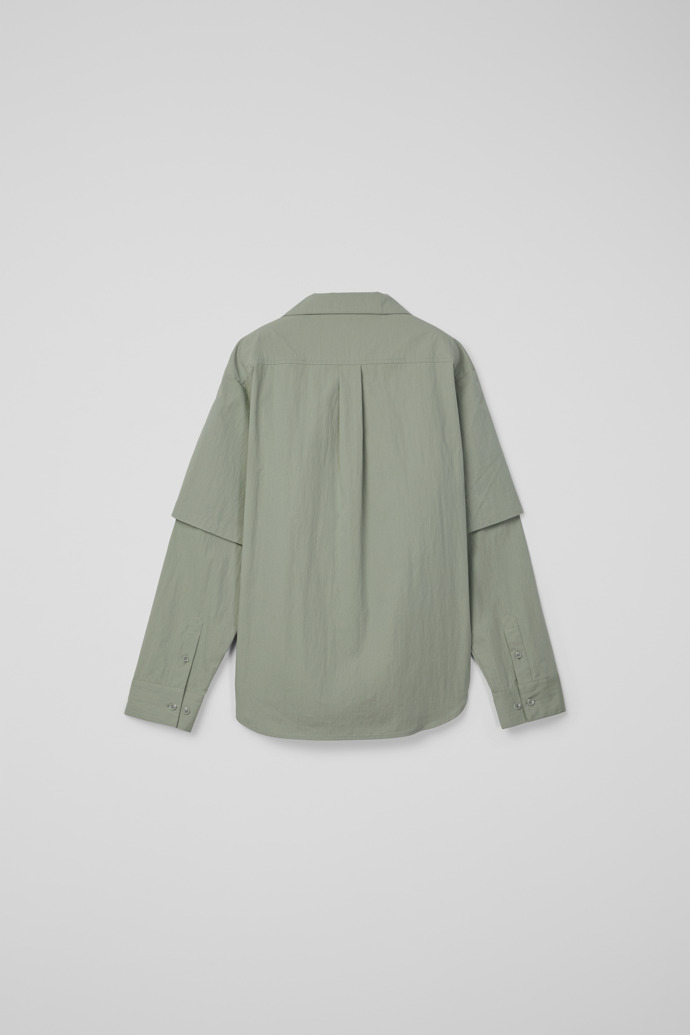 LAYERED HYBRID SHIRT Camisa grisa