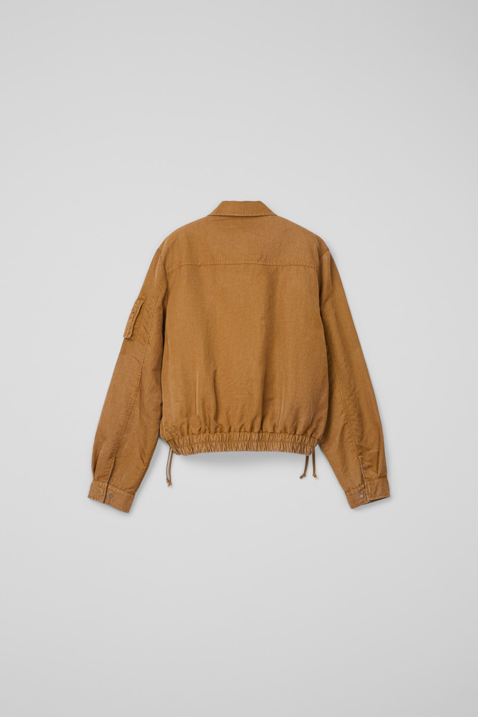 Back view of CARGO JACKET BEIGE