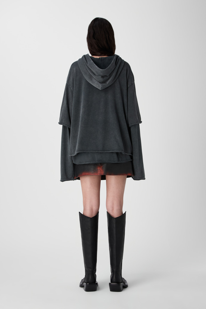 LEATHER MOTO MINI SKIRT NEGRE