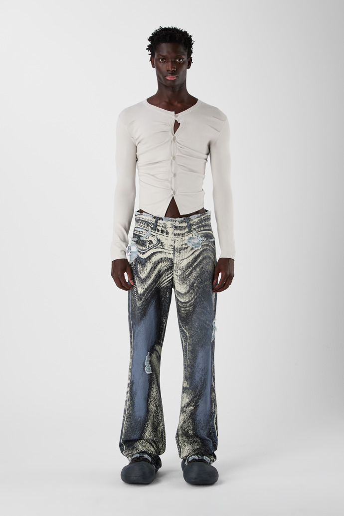 SLIM KNIT CARDIGAN LIGHT Gray