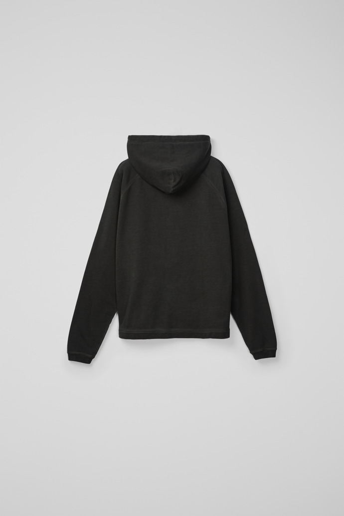 LOGO BOXY HOODIE VERBLASSTES SCHWARZ