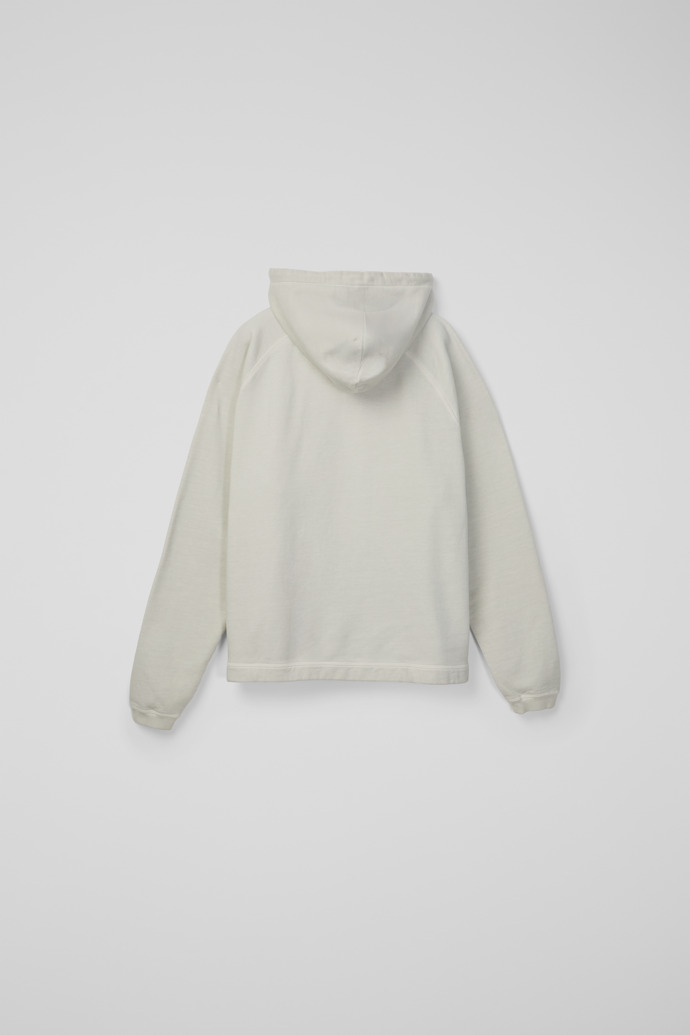 Back view of LOGO BOXY HOODIE LIGHT Gray