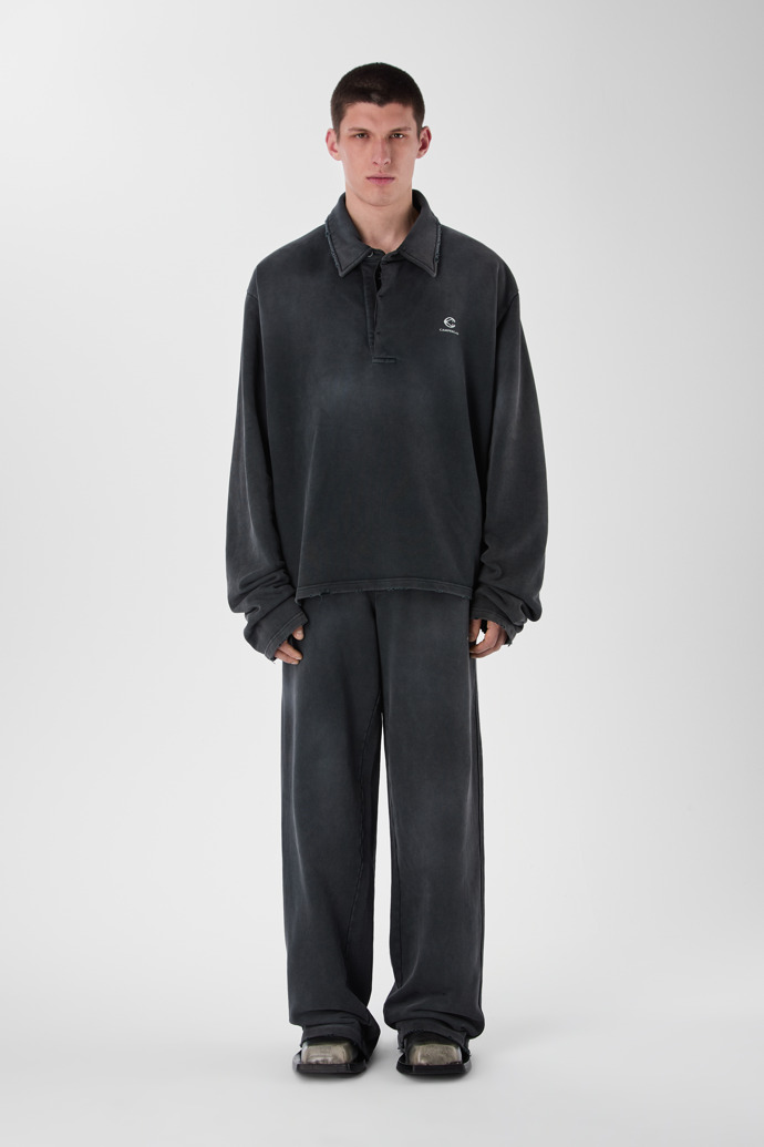 LOGO POLO SWEATSHIRT NEGRE