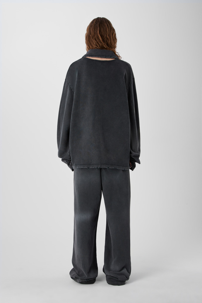 LOGO POLO SWEATSHIRT NEGRO