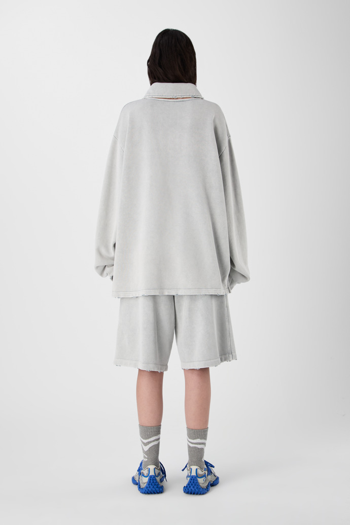 LOGO POLO SWEATSHIRT gris clar