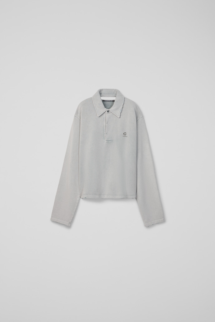 LOGO POLO SWEATSHIRT gris clar