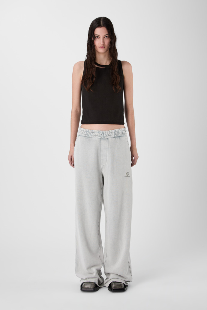 LOGO POLO SWEATPANTS Gris claro