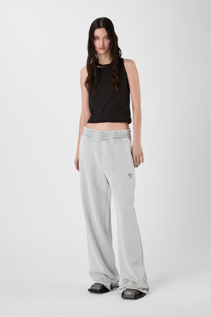 LOGO POLO SWEATPANTS Gris claro
