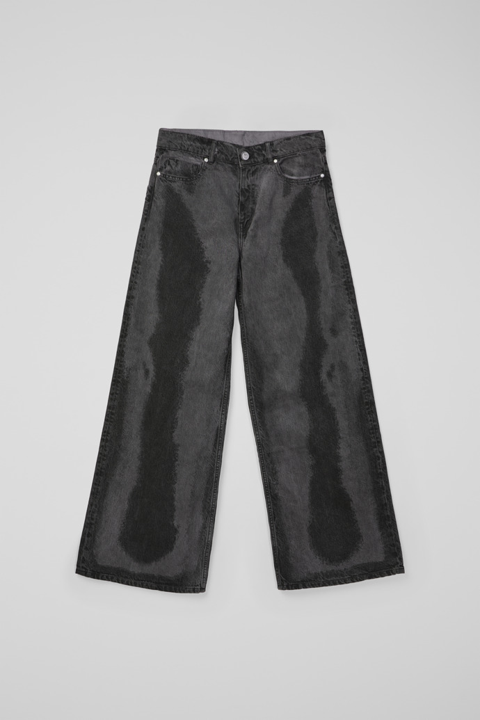 PAINT LASER BOOT CUT JEANS NEGRO