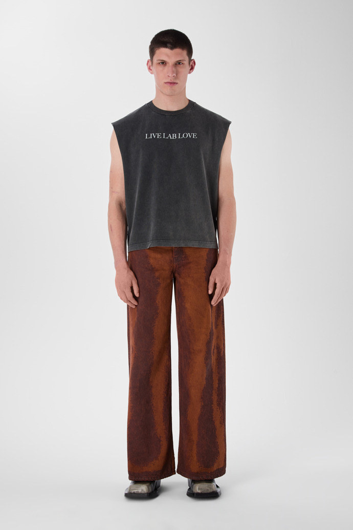 PAINT LASER BOOT CUT JEANS