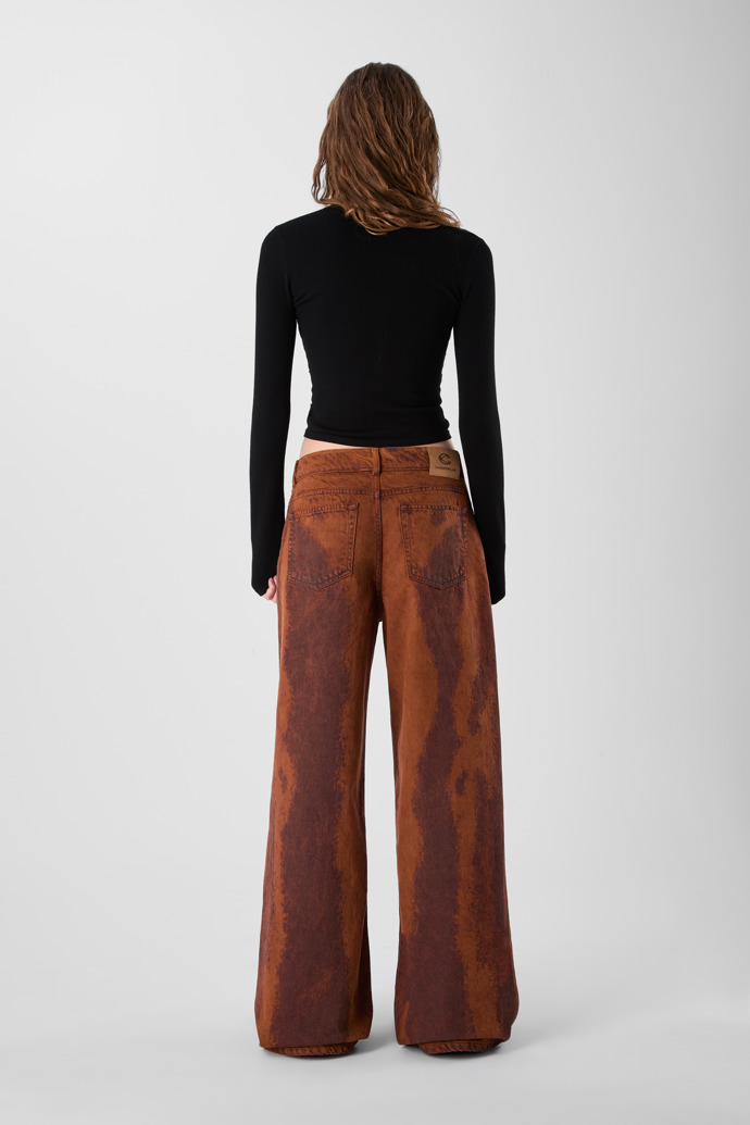 PAINT LASER BOOT CUT JEANS TERRACOTA