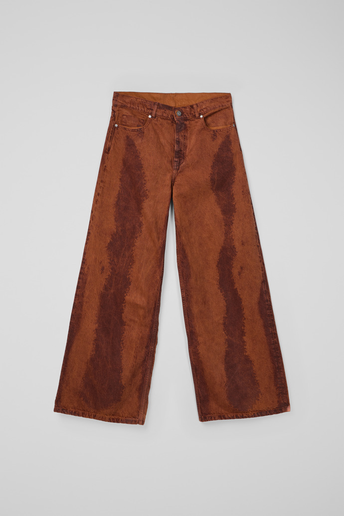 PAINT LASER BOOT CUT JEANS TERRACOTA