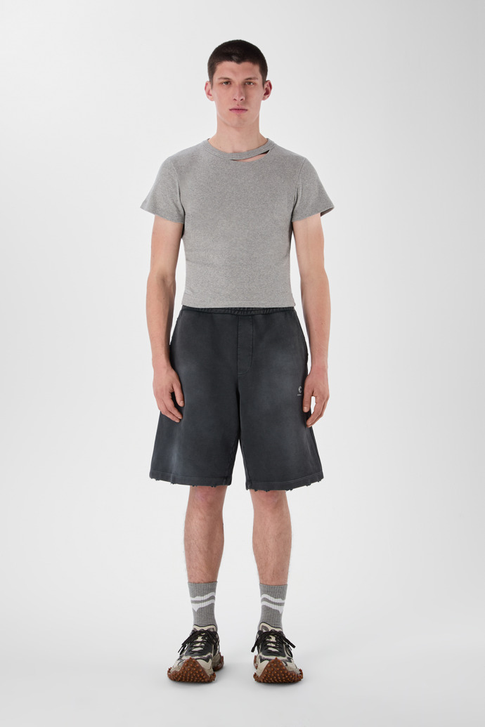 LOGO POLO SWEATSHORTS negre