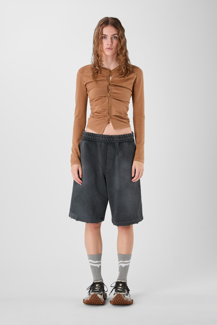 LOGO POLO SWEATSHORTS negre