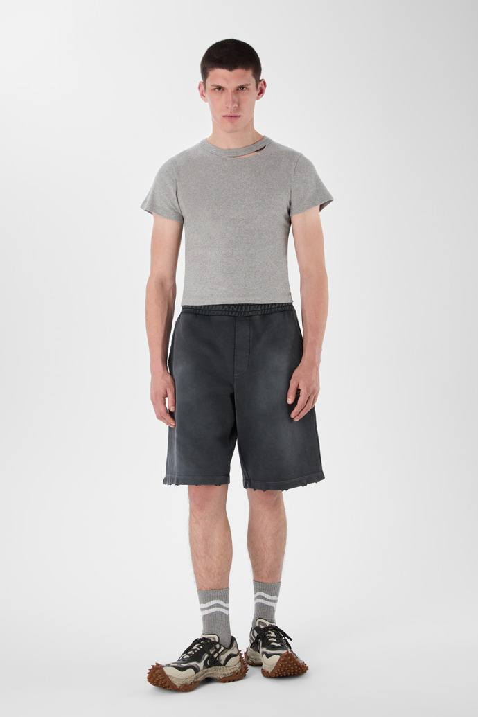 LOGO POLO SWEATSHORTS negre