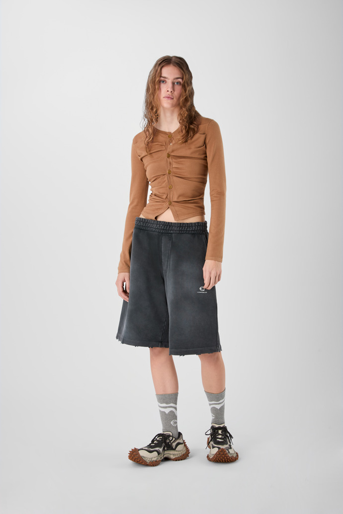 LOGO POLO SWEATSHORTS negre