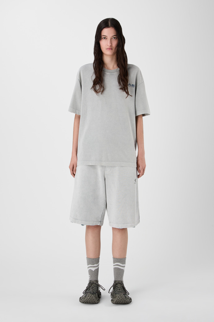 LOGO POLO SWEATSHORTS Gris clar