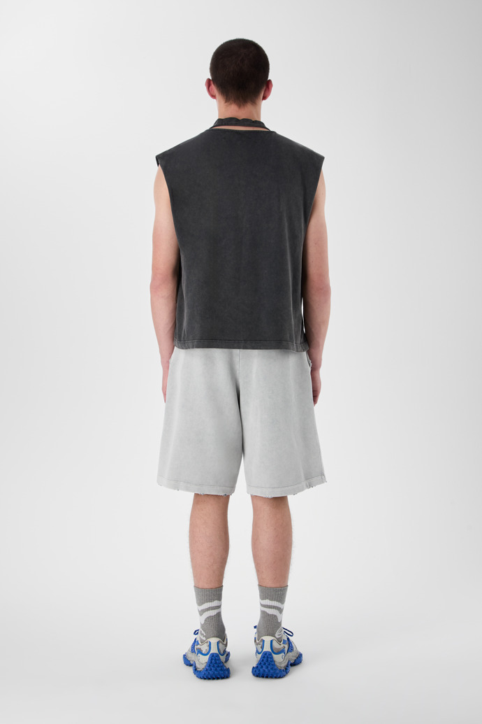 LOGO POLO SWEATSHORTS Gris clar