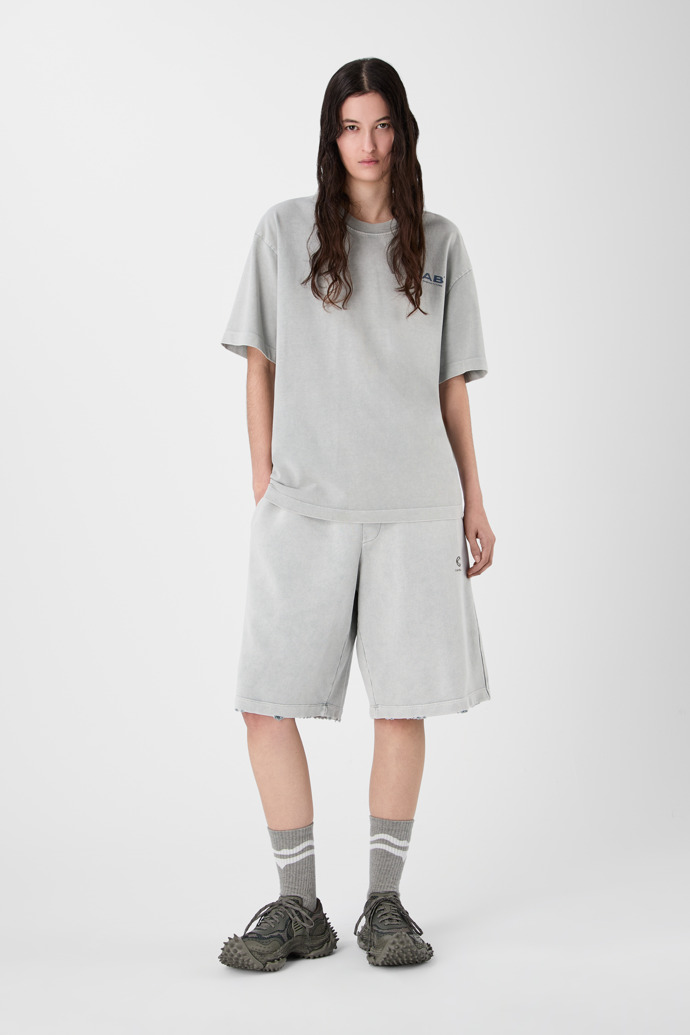 LOGO POLO SWEATSHORTS Gris clar